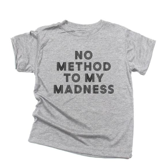 No Method To My Madness Boy's Graphic Tee - Picture 2 of 2